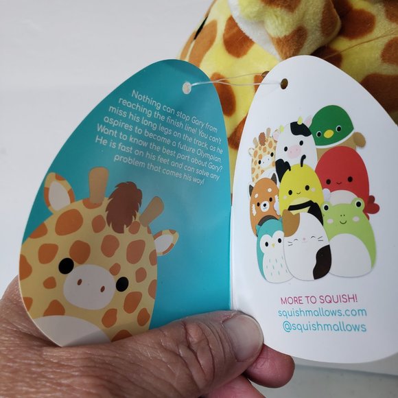 2017 Squishmallow Gary the Giraffe Plush 8" Stuffed Animal with Tags Stuffie Toy - Picture 7 of 11